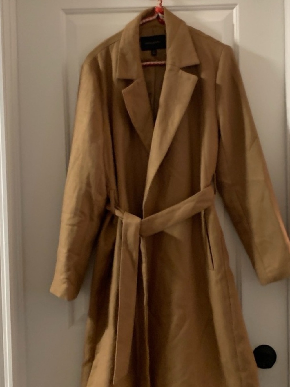 Banana Republic Women's Camel Trench Coat with Tie Belt